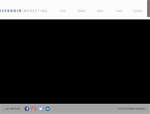 Tablet Screenshot of mcfaddinmarketing.com